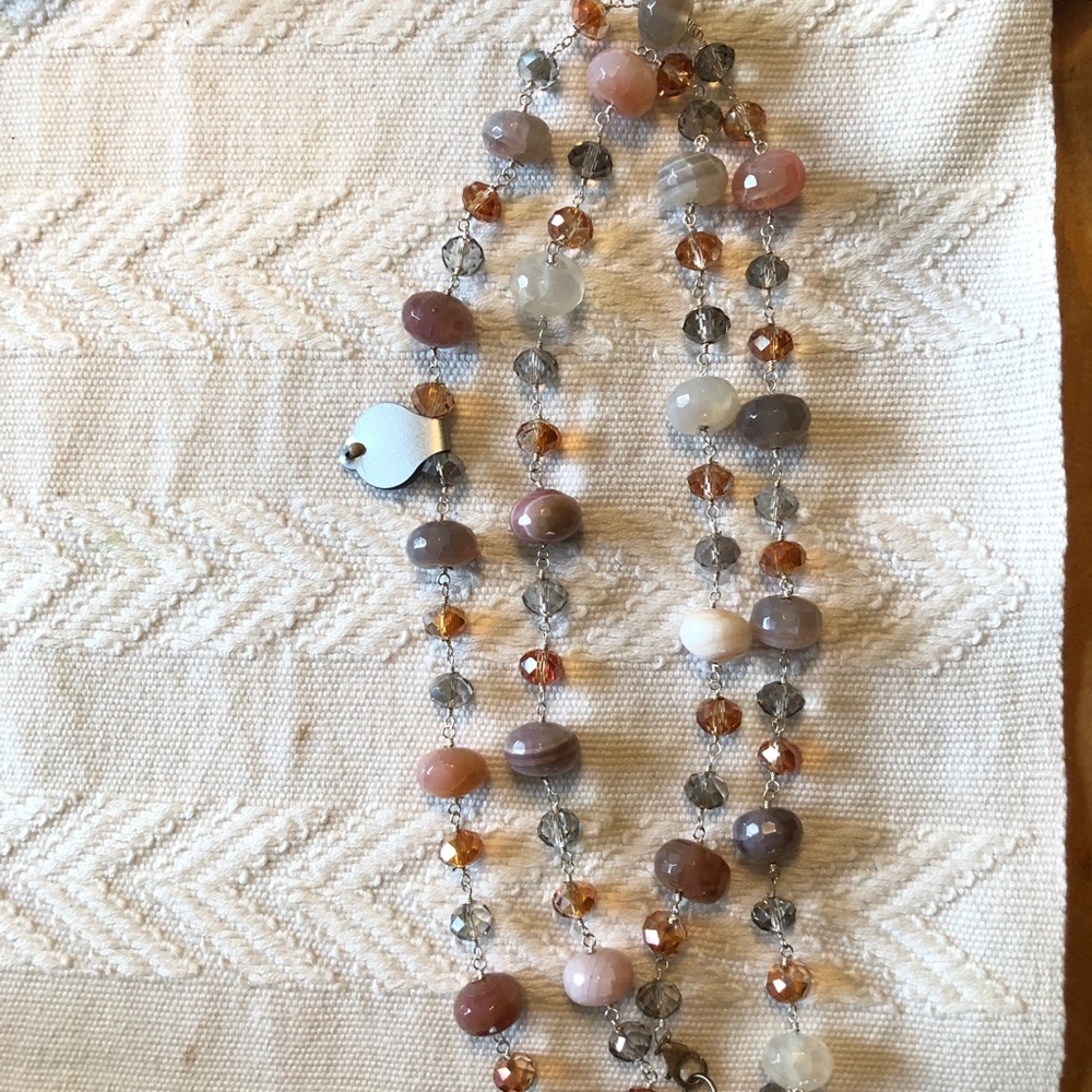 Cute Bead and Sterling Necklace - Picture 6 of 7